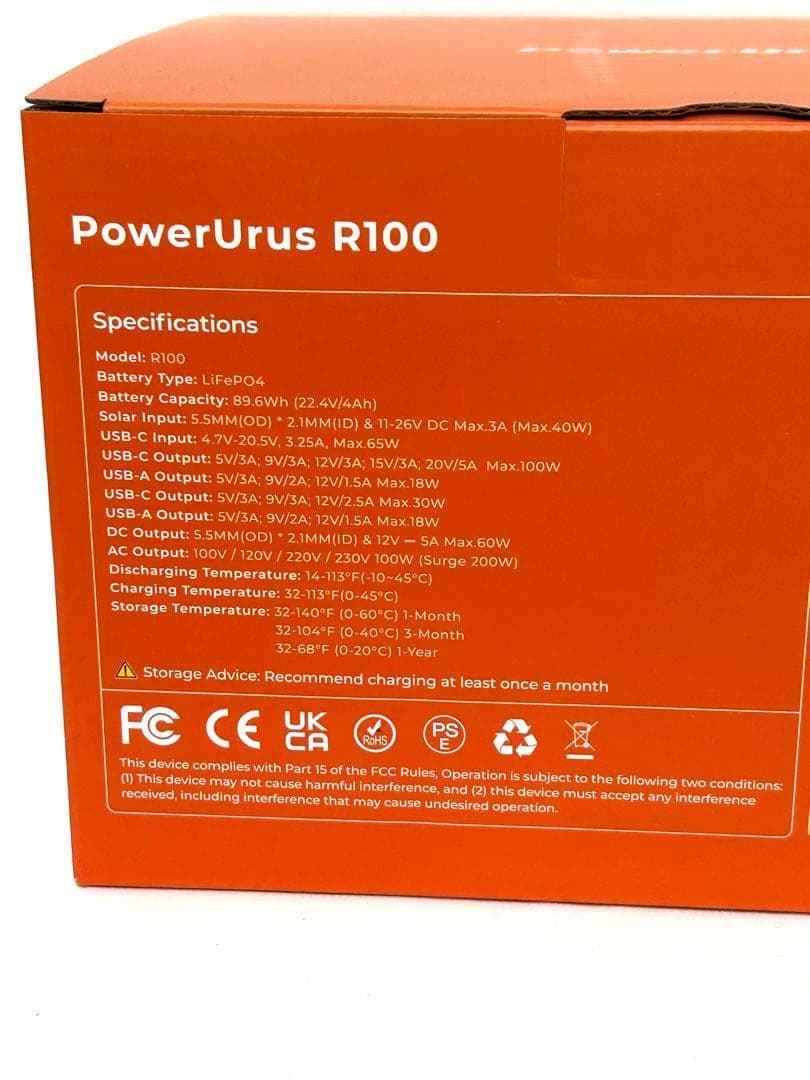 最終価格 ポータブル電源 89.6Wh 小型 キャンプ パススルー機能 7ポート