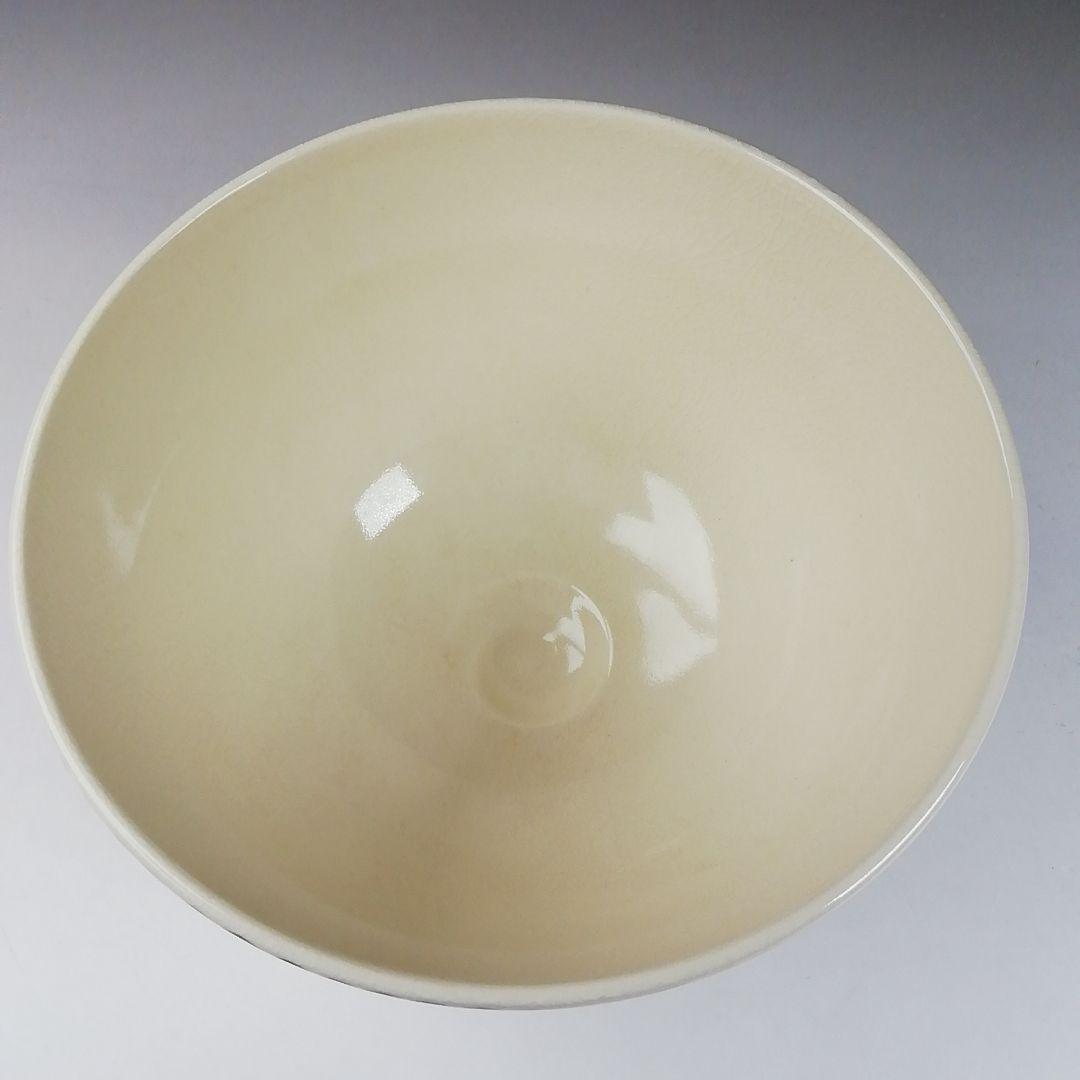 Ｔ３２０　茶碗　『御題　水』『平安　手塚桐鳳 造』　共箱　抹茶碗　茶道具