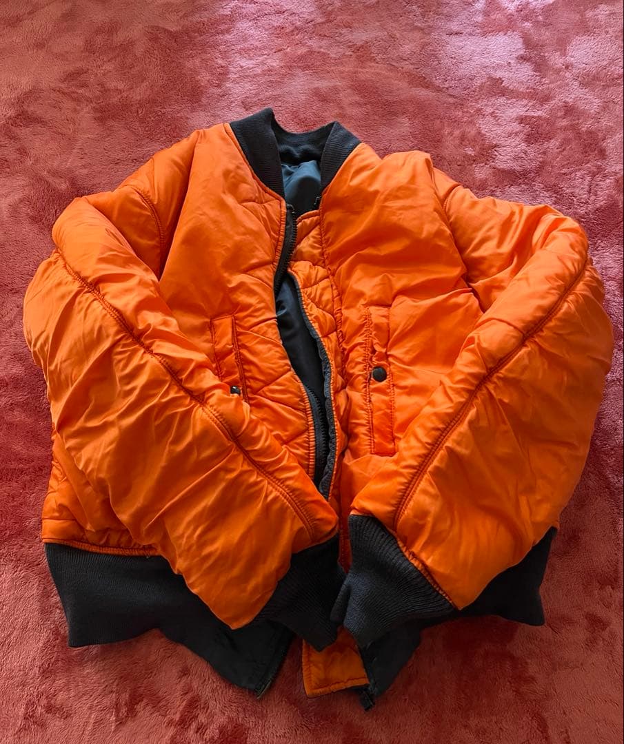 ALPHA INDUSTRIES MA-1 USA製 1969 scovill