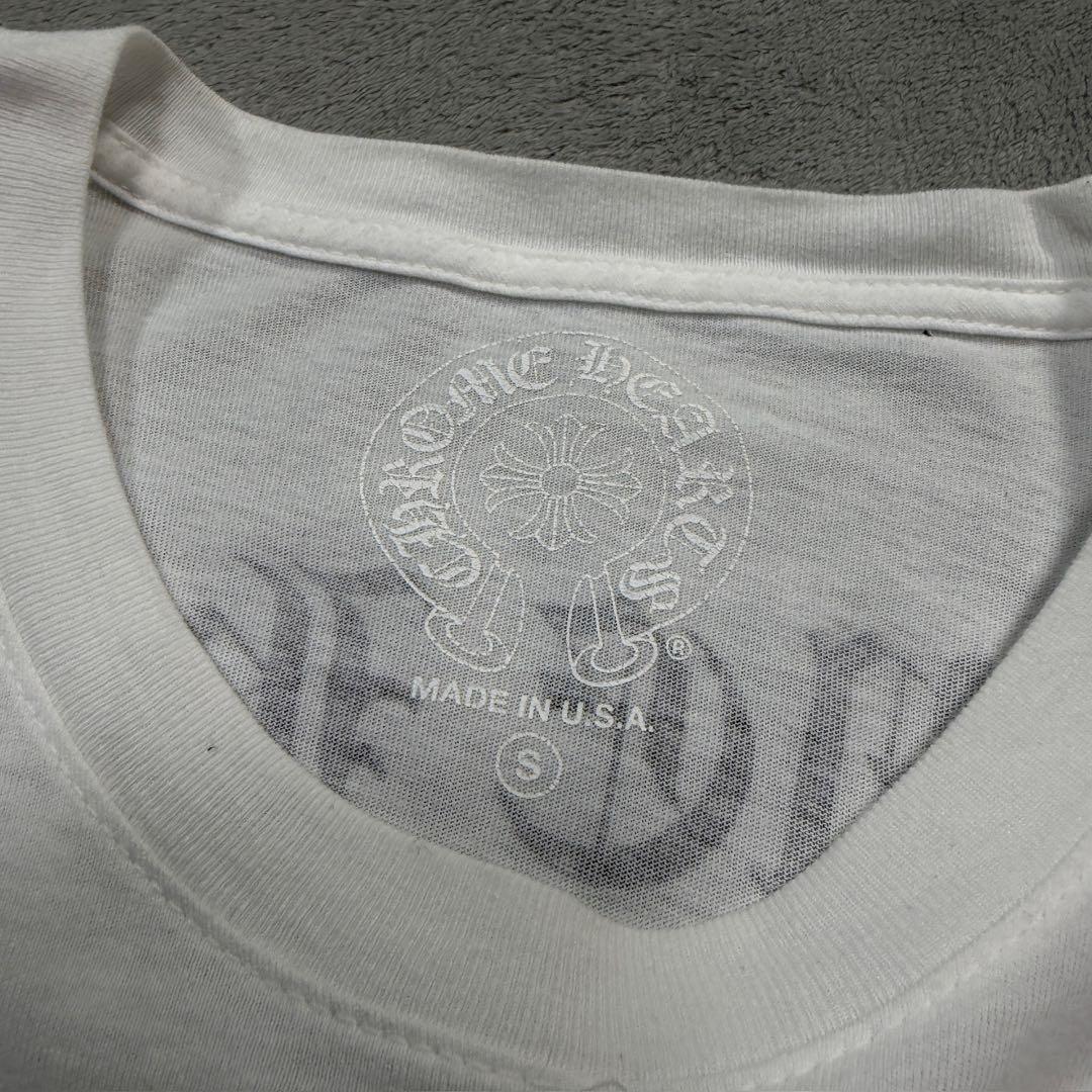 クロムハーツ　長袖Tシャツ　ロンT ホワイト　S