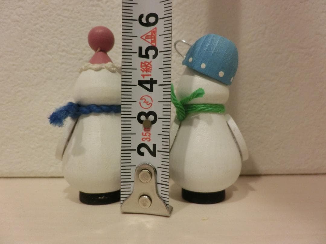 美品　ドイツ製　Bettina Franke　小さな雪だるま２個セット