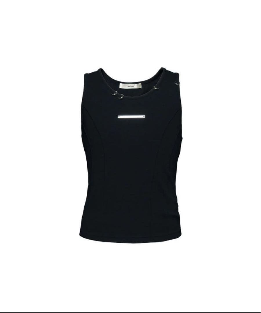 トップス jent louis Neck Piercing TankTop