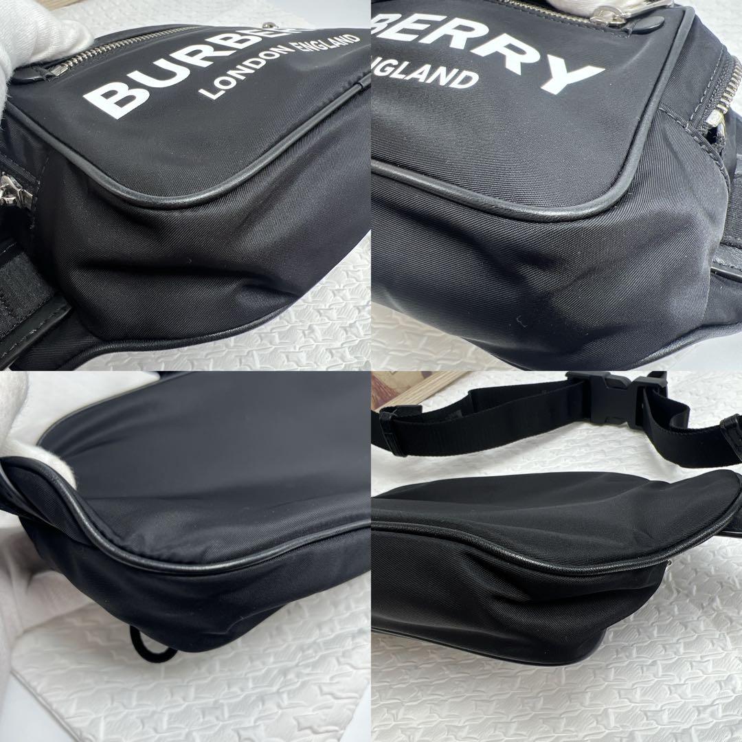 ✨極美品✨BURBERRY バーバリー　ロゴプリント　ボディバッグ　ナイロン