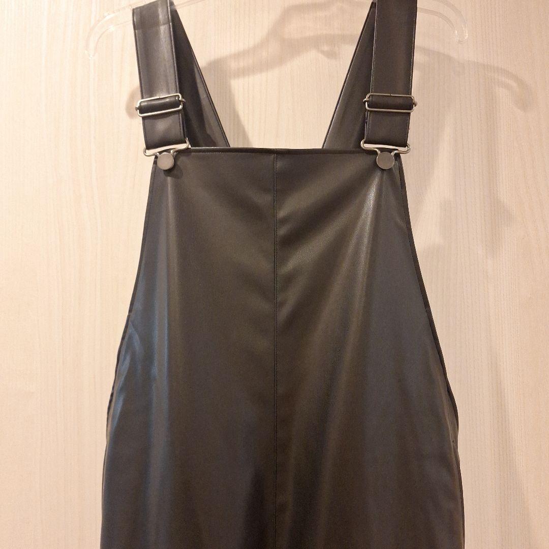 レザーライク サロペット パンツ‐ウォッシャブル‐　ユナイテッドアローズ