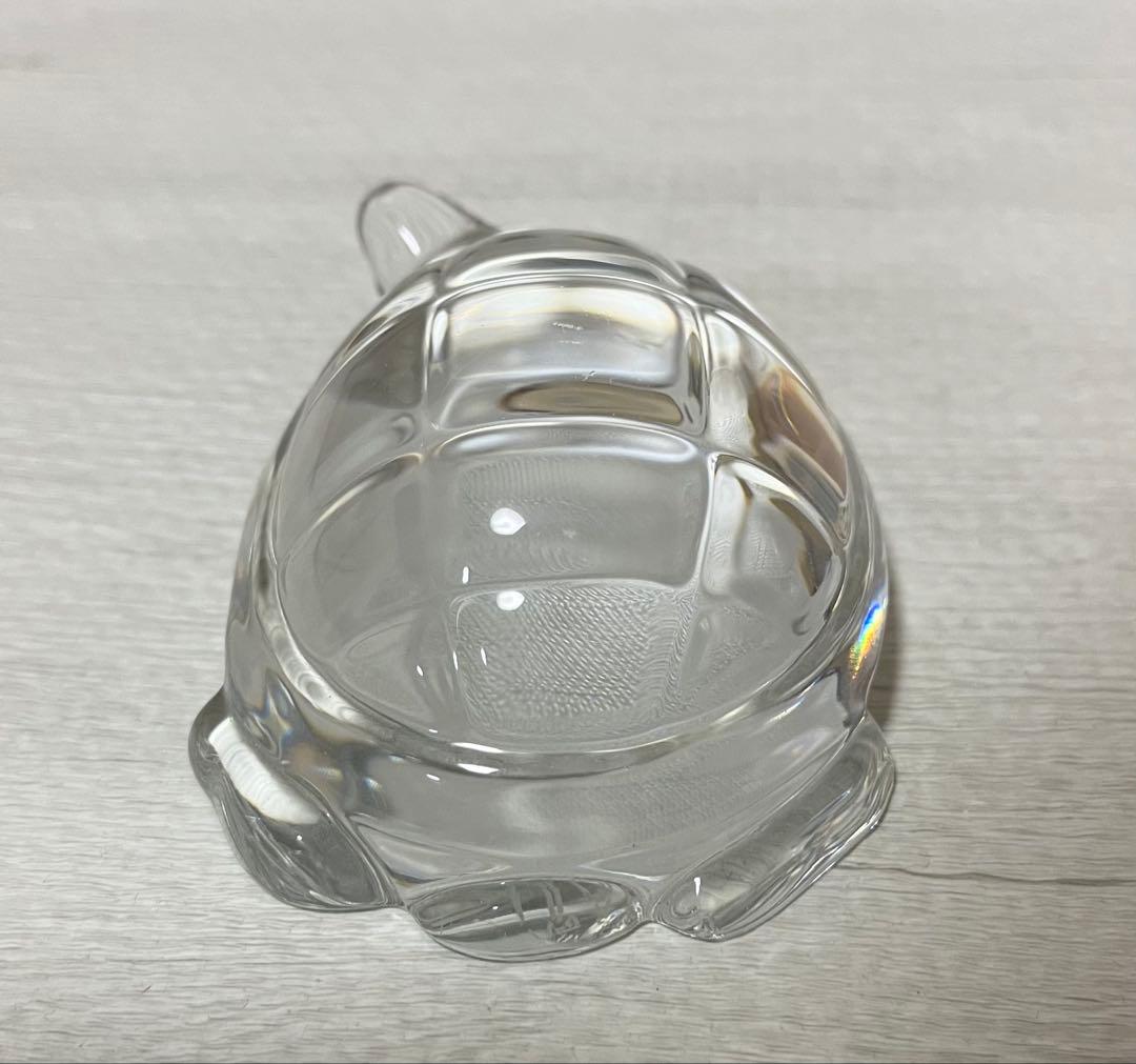 Baccarat バカラ 亀 カメ 縁起物