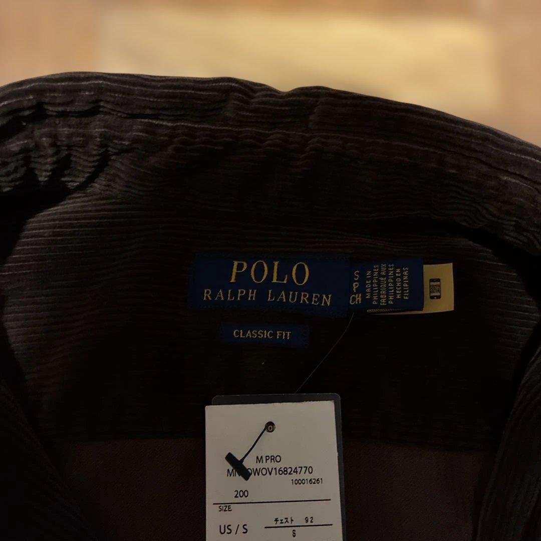 POLO RalphLaurenコーデュロイジャケット Sサイズ ブラウン　新品