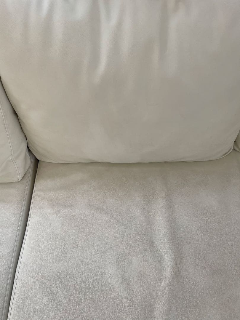 ホワイト L字型ソファ　ニトリ