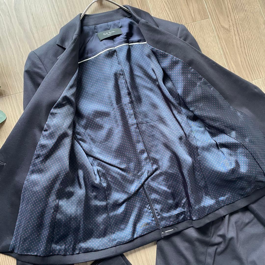 Paul Smith BLACK パンツスーツ　コットンストレッチ　1B 42
