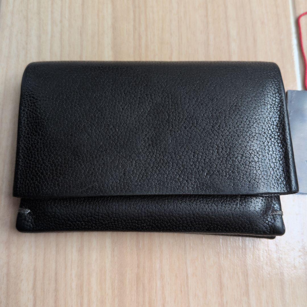 小物 ma+ small wallet col. camel leather coal
