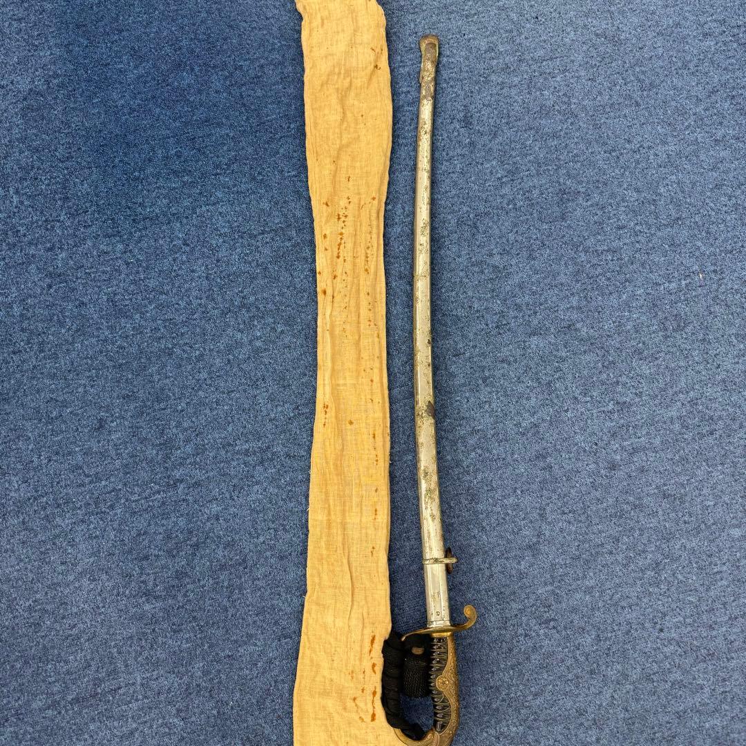 大日本帝国 日本軍 陸軍 尉官用 指揮刀 サーベル 一環吊 軍刀