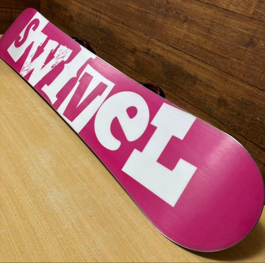 SWIVEL 初心者オススメ　レディース スノーボード 3点セット　メンテ済み