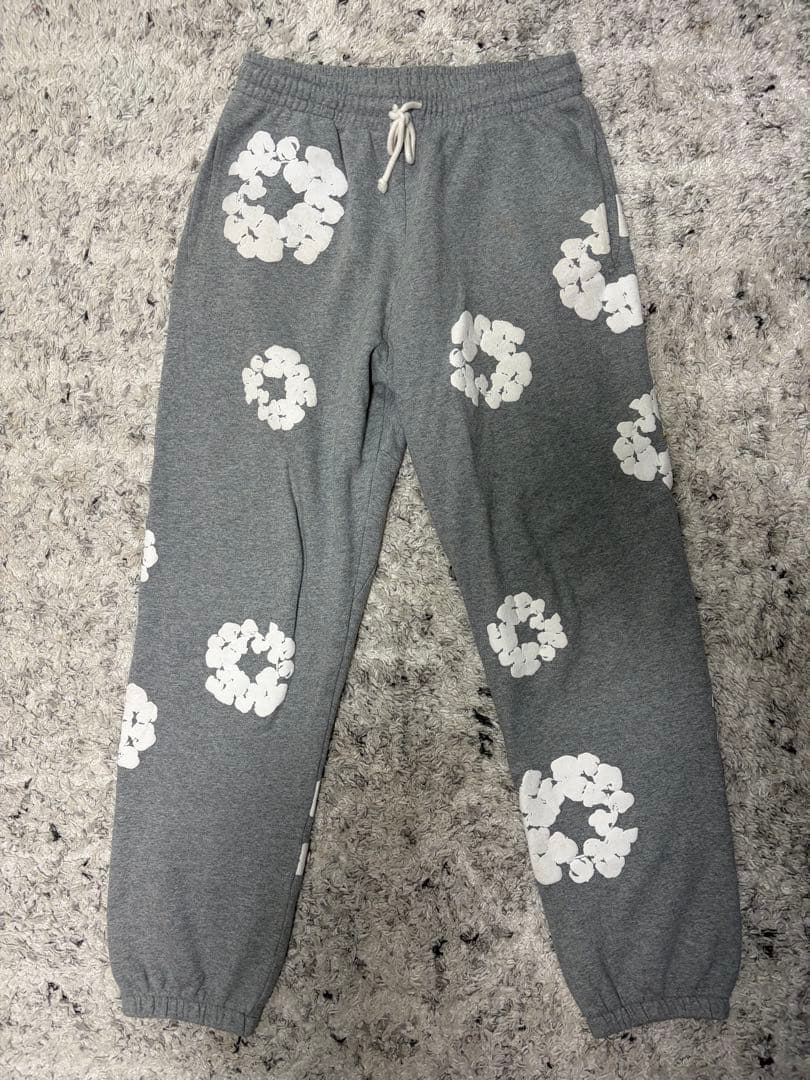 DENIM TEARS スウェットパンツ グレー コットンリース 正規品