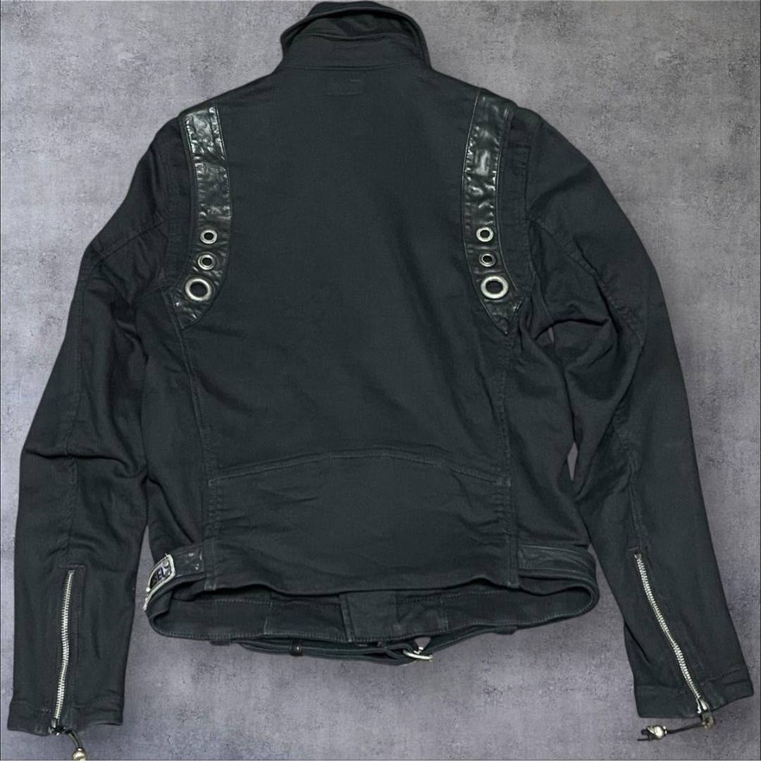 DIESEL COTTON RIDER'S JACKET Sサイズ 黒 y2k