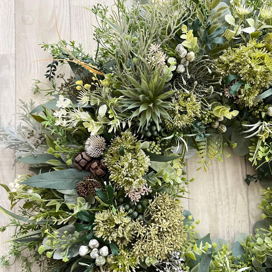 SWD様 オーダー フェイクグリーン リース O-18