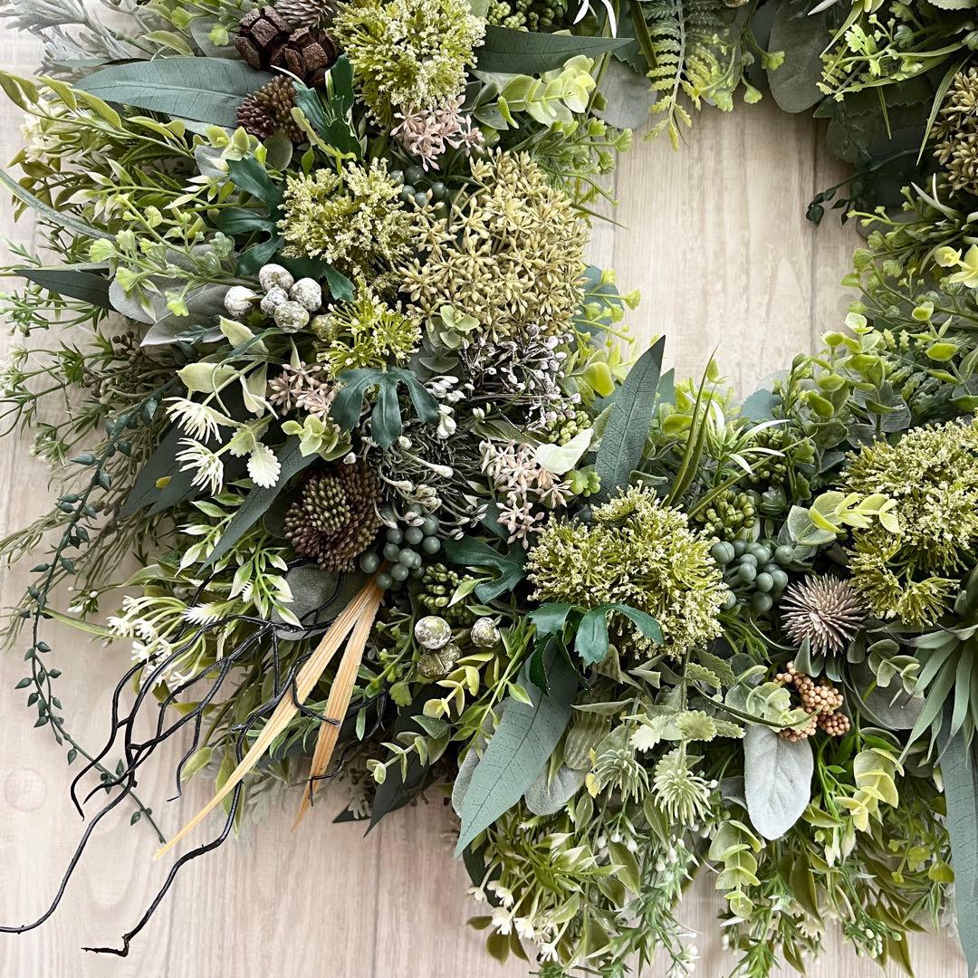 SWD様 オーダー フェイクグリーン リース O-18