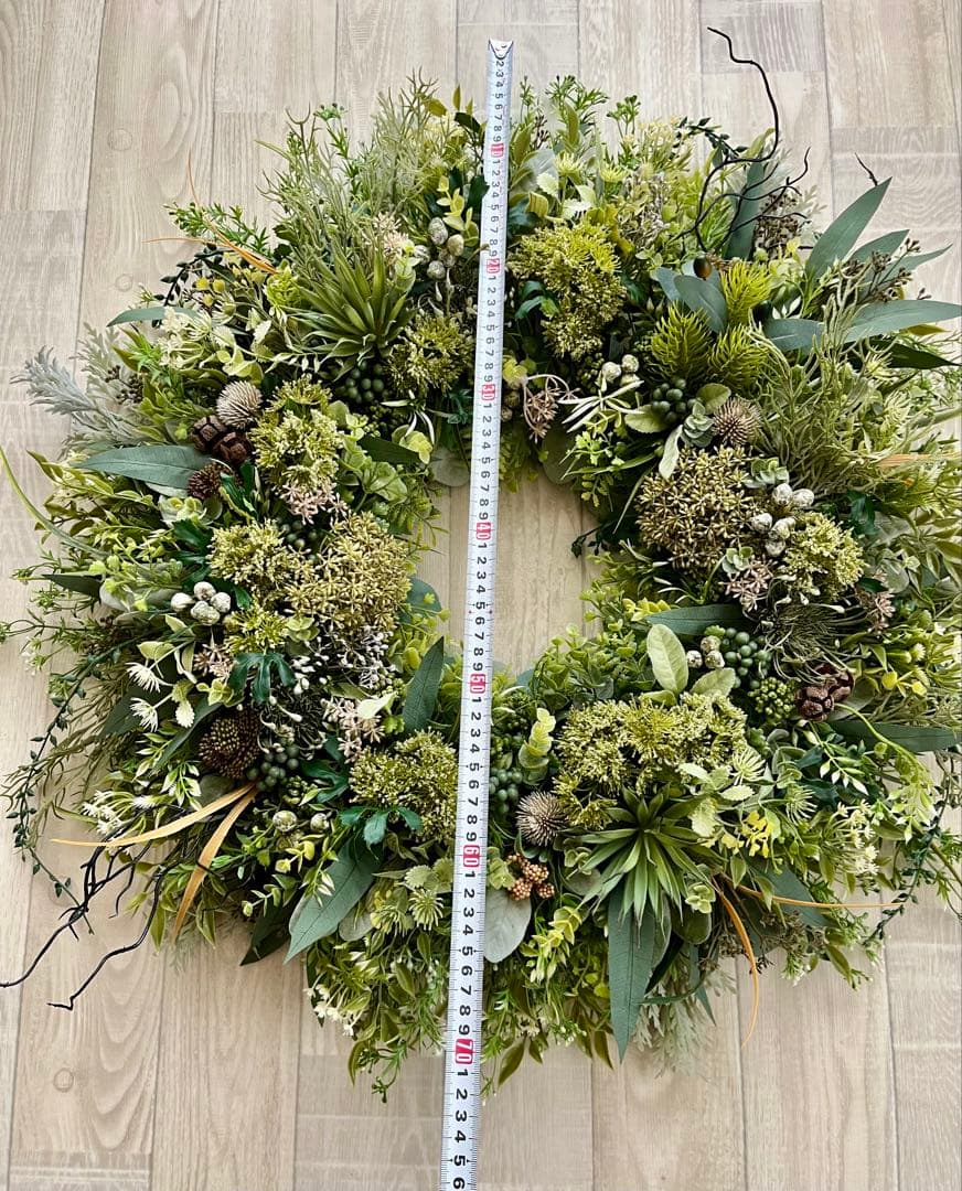 SWD様 オーダー フェイクグリーン リース O-18