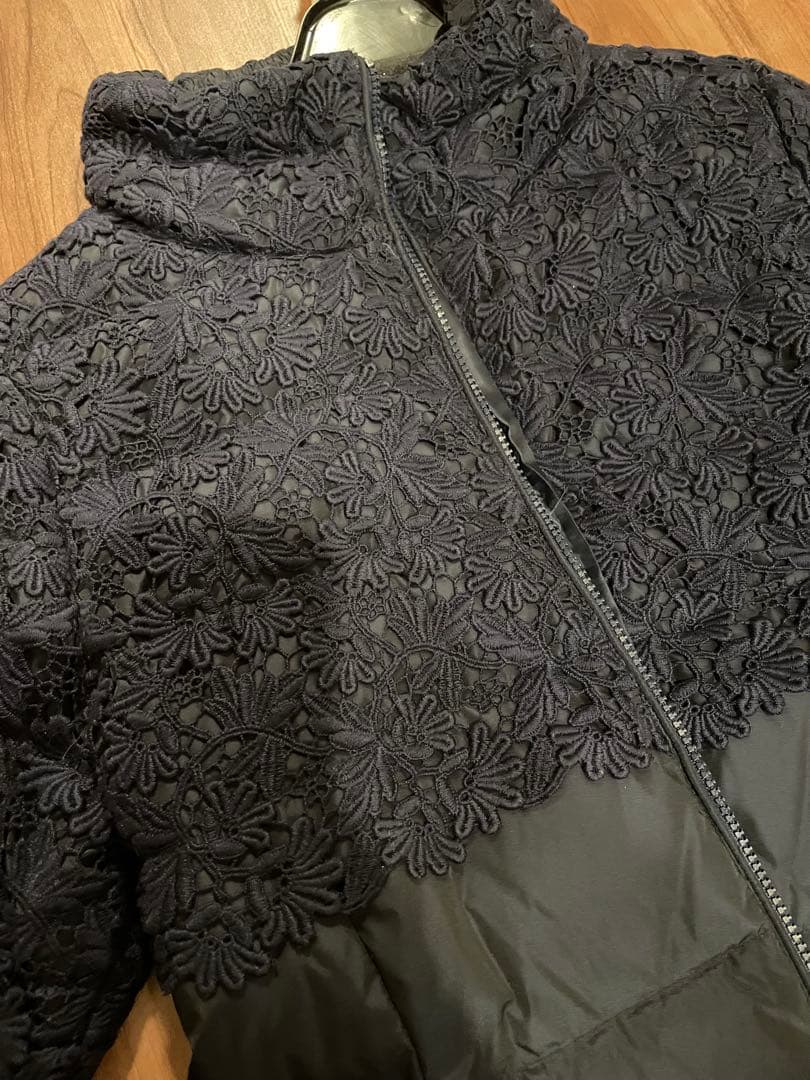 【新品未使用】dinos DUMA ネイビー ロングダウンジャケット