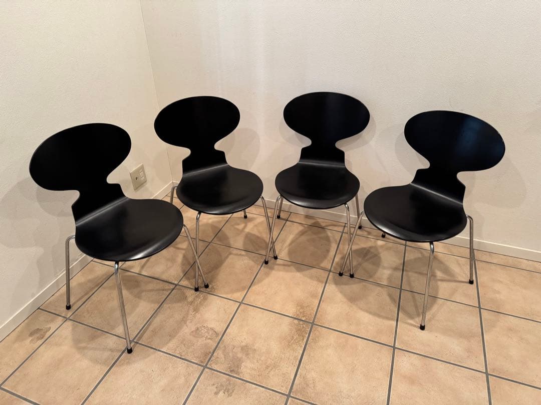 【正規品】フリッツハンセン アントチェア ブラック 4本脚（1/4）