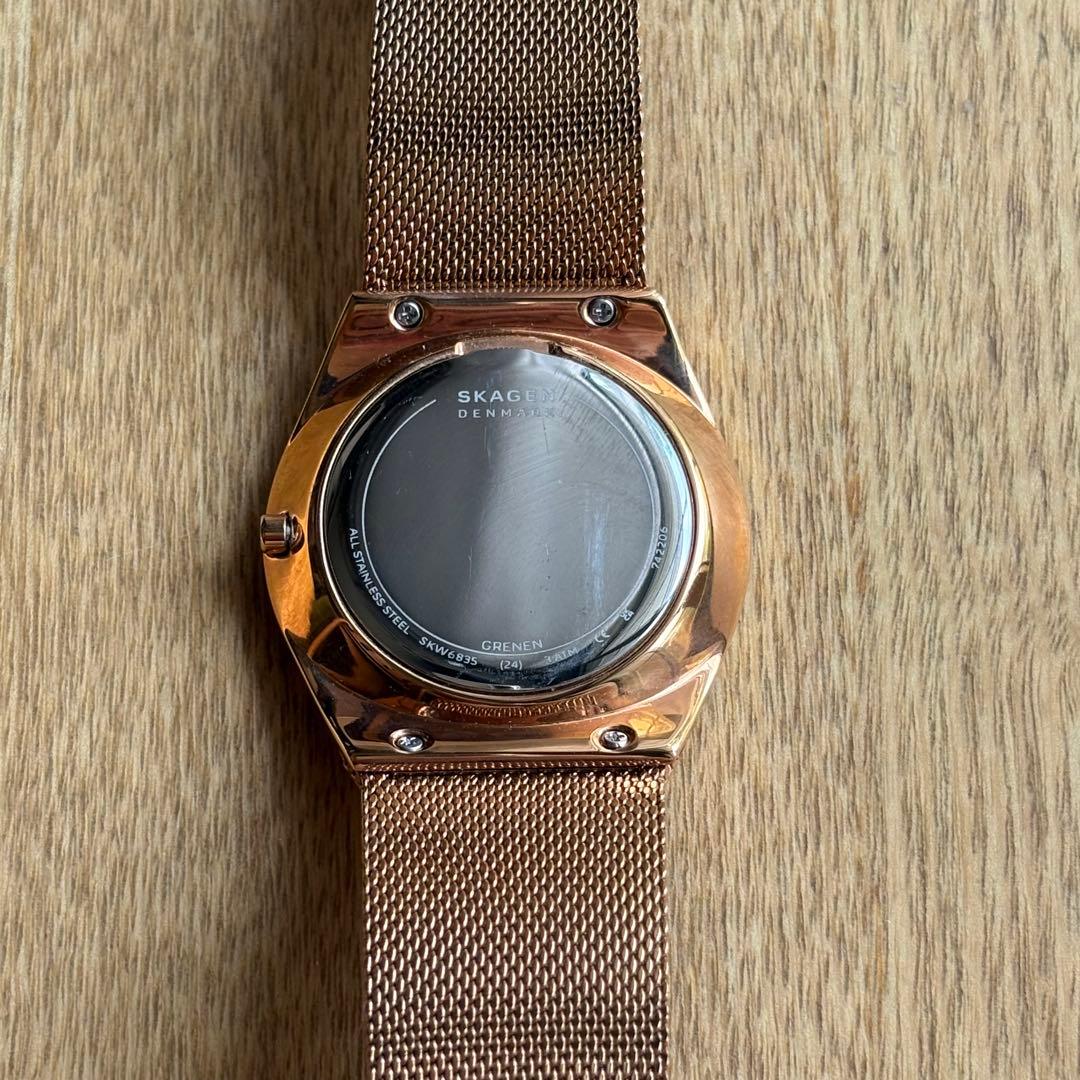 【クリスマスセール】スカーゲン　ソーラーパワー　アナログ時計　SKW6835