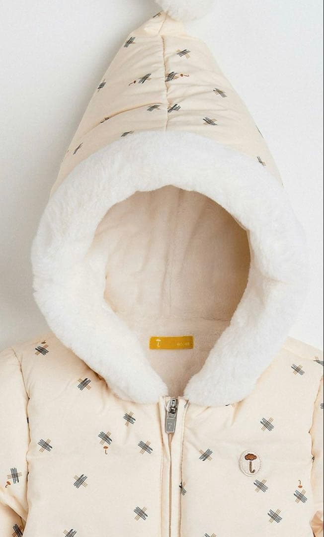 moimoln クロッシーダウンカバーオール