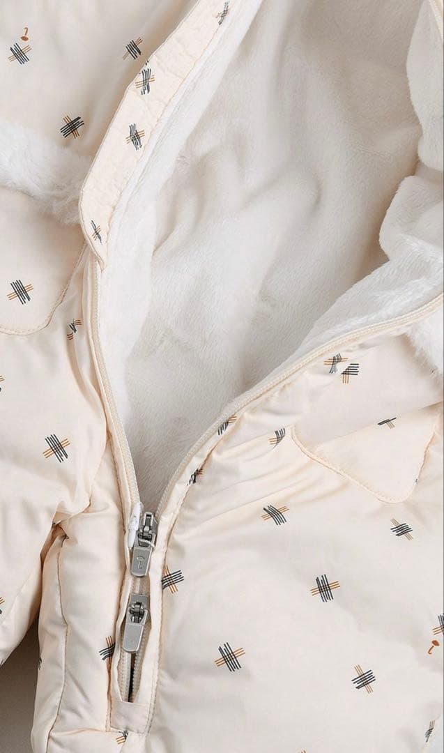 moimoln クロッシーダウンカバーオール