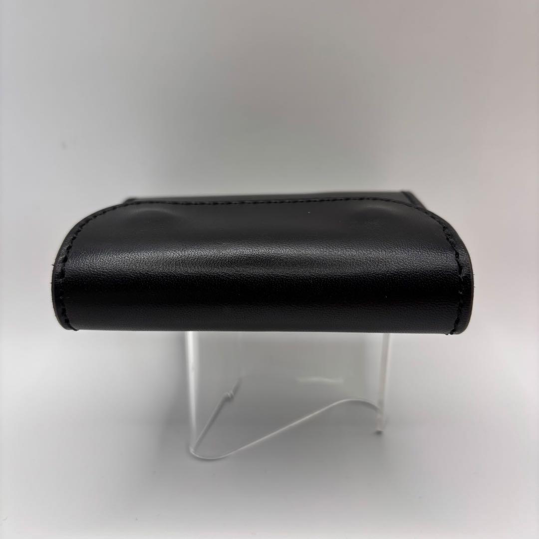 OPUS 三つ折り財布　ミニウォレット　レザー　ブラック　オールレザー　オーパス