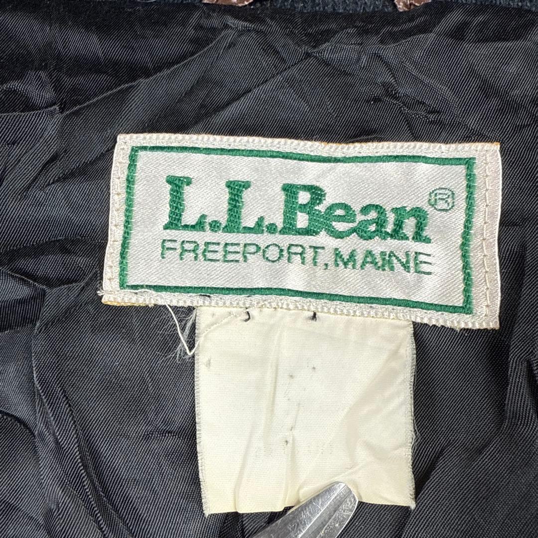 80s USA製 llbean ウール スタジャン スタジアム ジャケット L