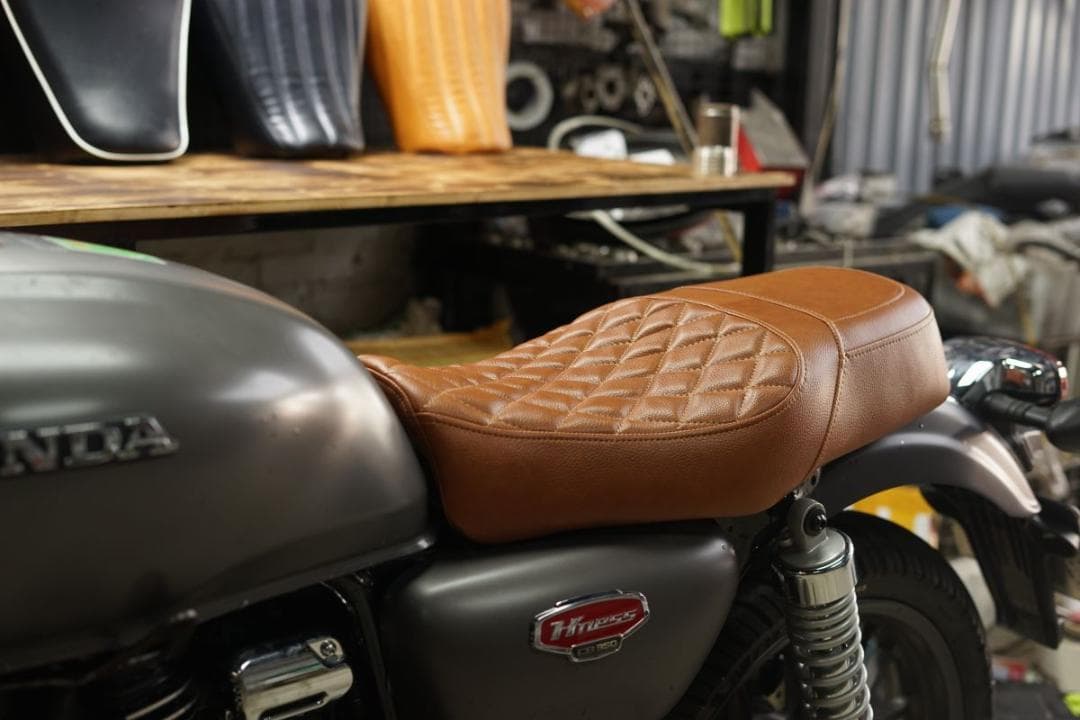 GB350　シート　Javimotor Brown TYPE 2