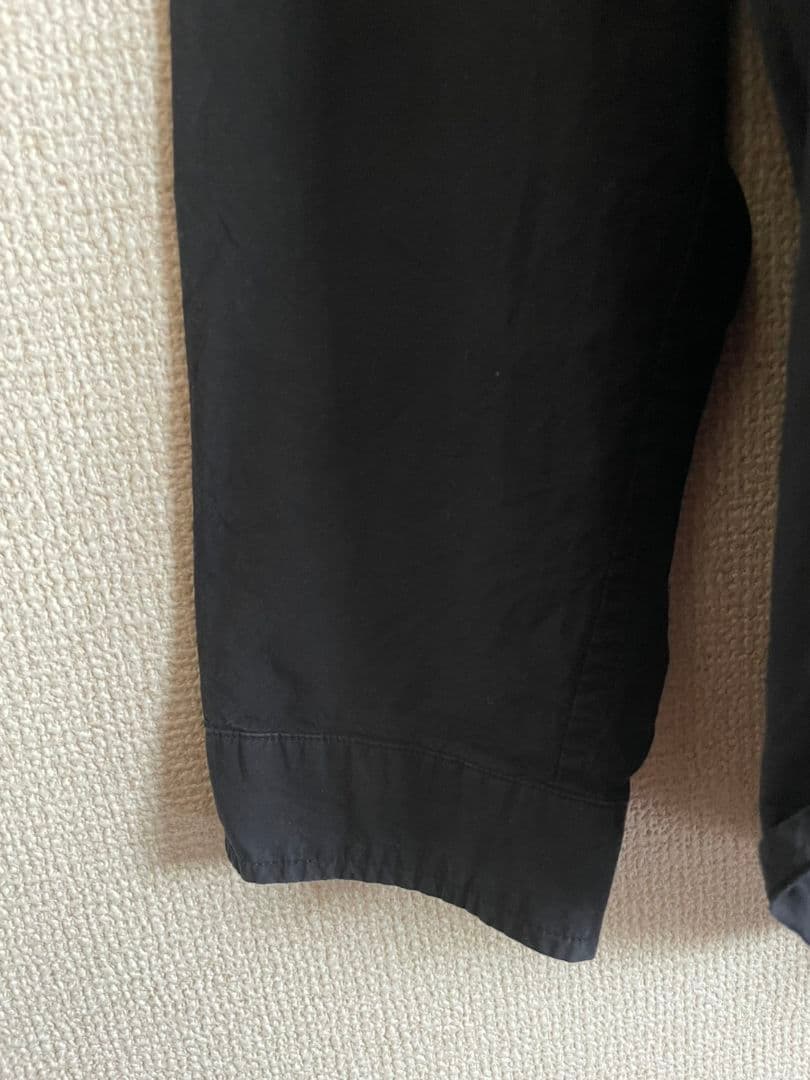 【希少】 OUTIL ウティ インディゴ染　ブラックシャツ　 フランス製　藍染