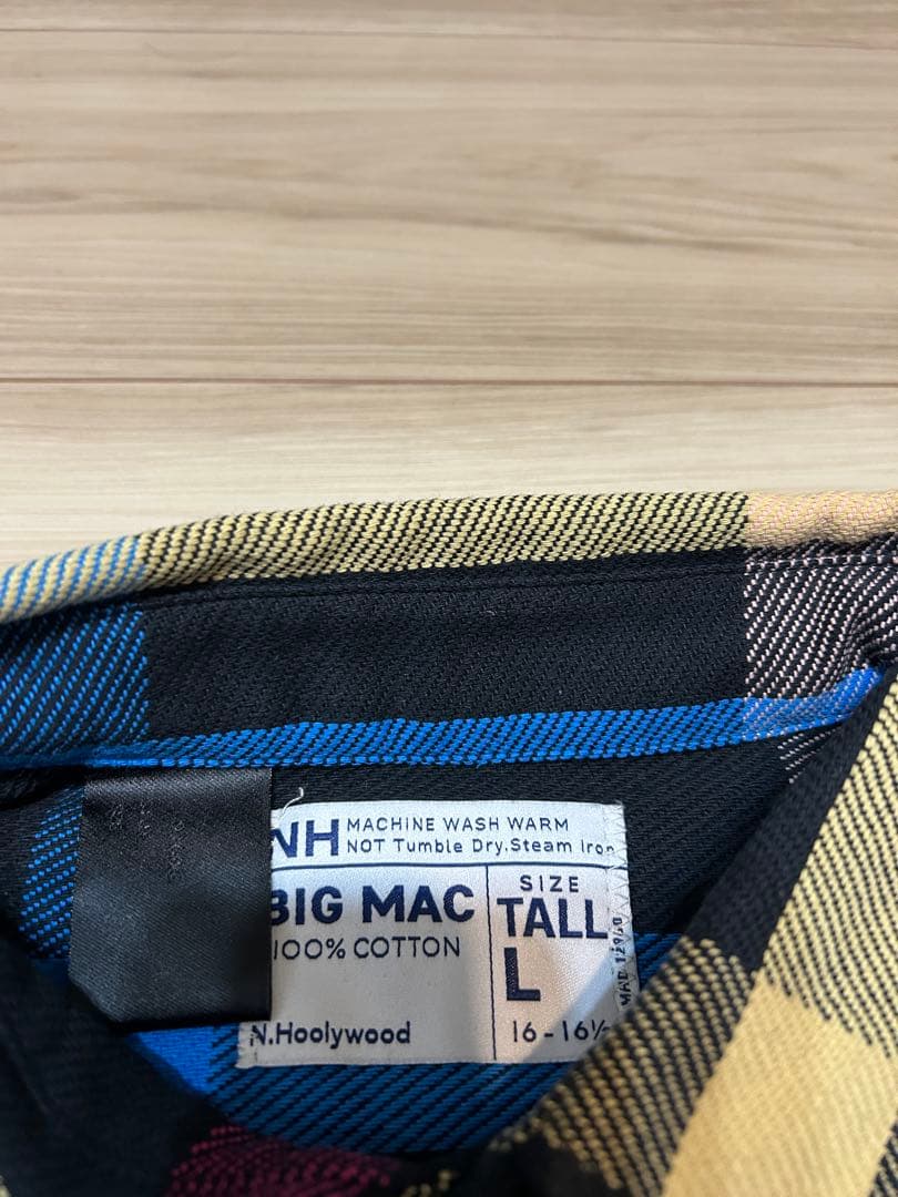 N.HOOLYWOOD BIGMAC ネルシャツ Lサイズ
