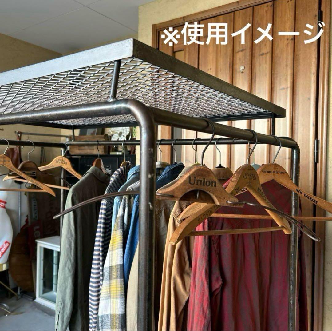 インダストリアル アイアン ラック シェルフ 無骨 シャビー 鉄製 店舗什器