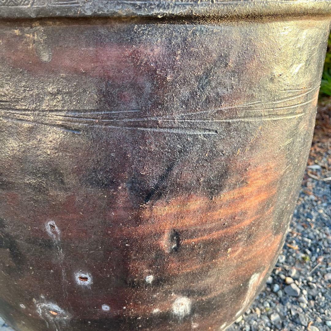 ヴィンテージ　大壺　大甕　高さ60cm