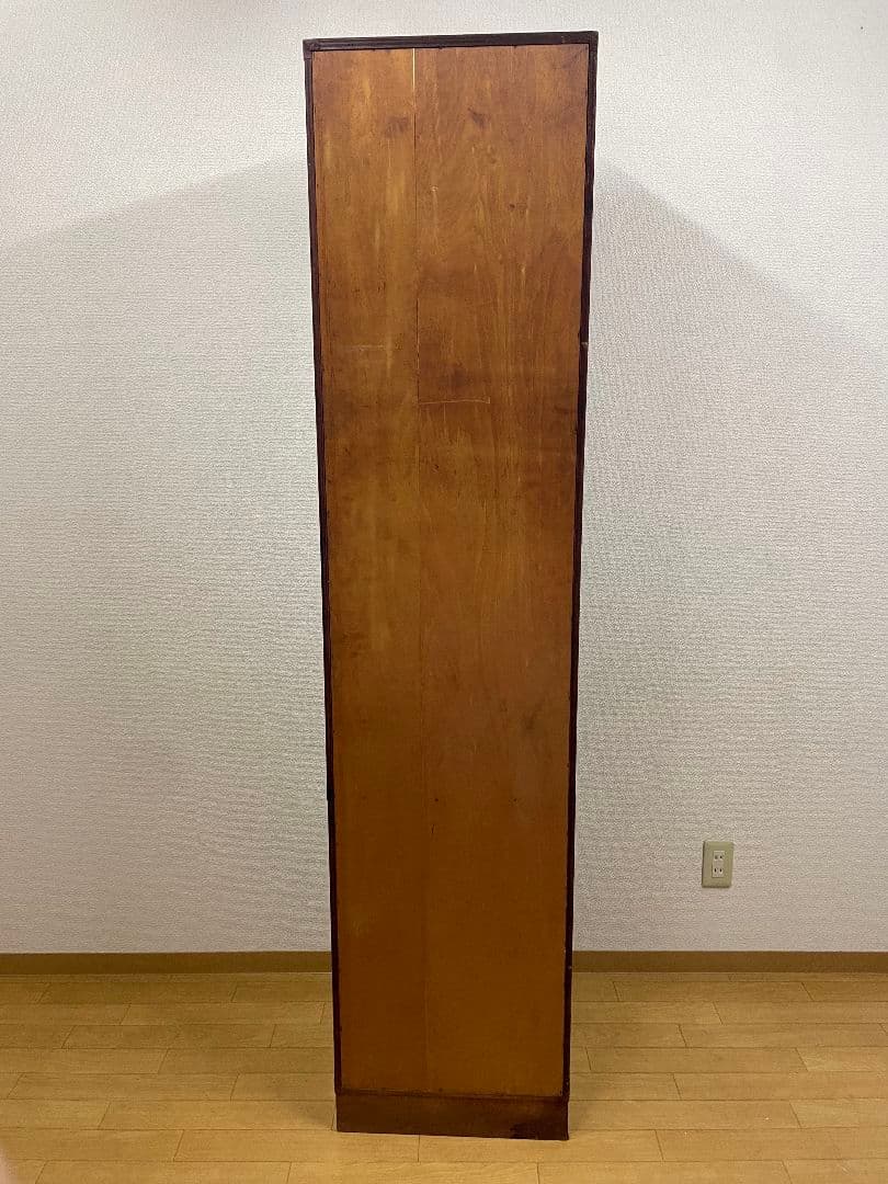 オールドカリモク カップボード スリムキャビネット ジャパンビンテージ
