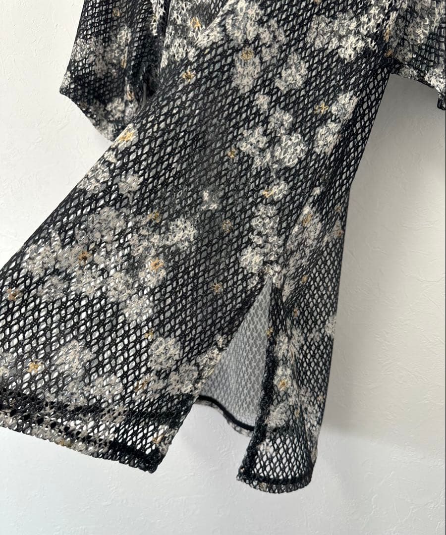 KEITAMARUYAMA × AMERI BLUR FLOWER TOP