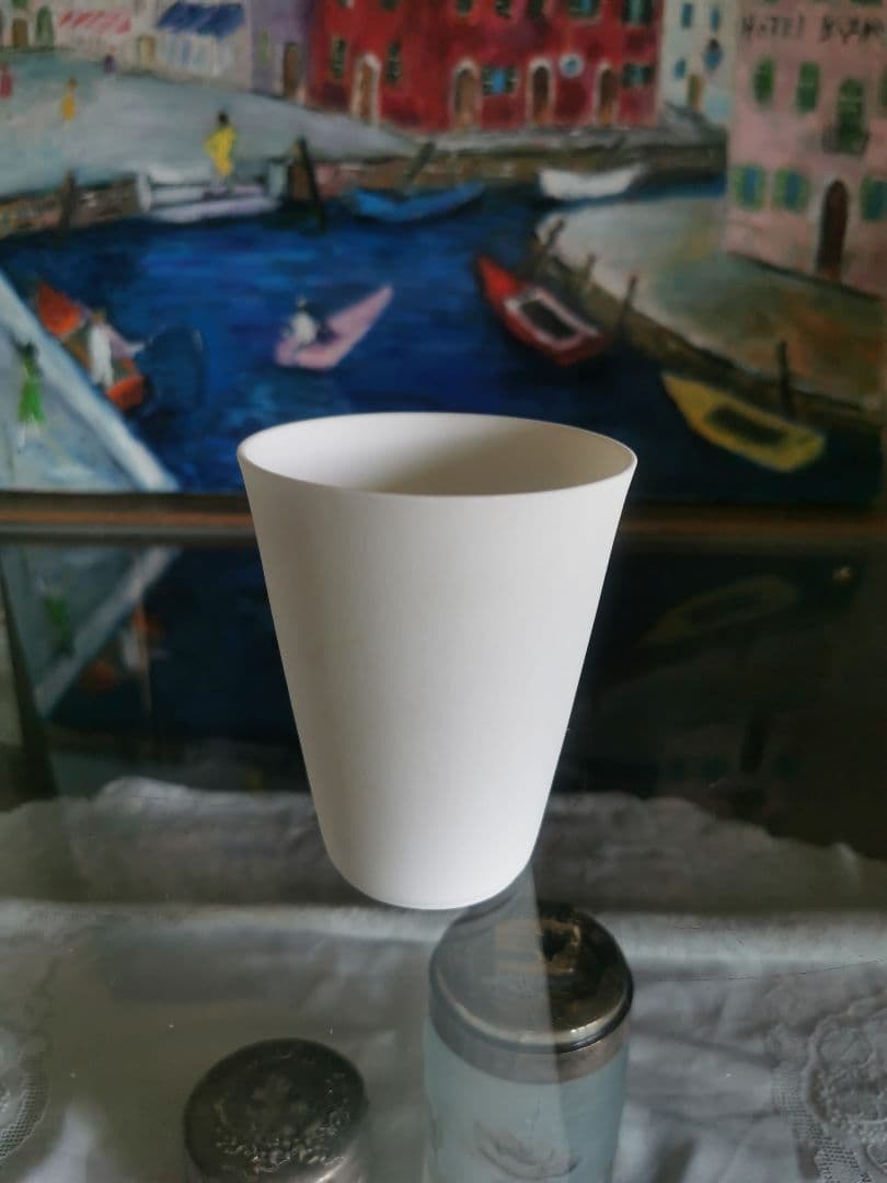 黒田泰蔵？ 白磁 端正な酒器 カップ 湯呑み WASASABI購入 約30年前