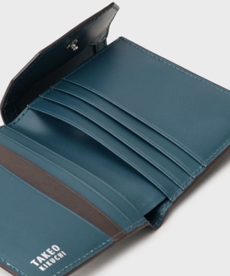 タケオキクチ　財布　NEW レザーリップルシリーズ　コンパクトウォレット