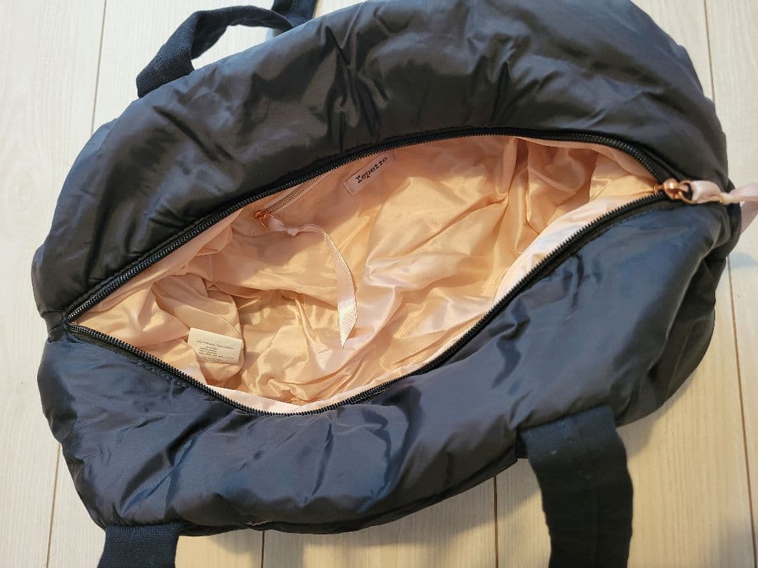 Repetto ナイロンボストンバッグ 黒