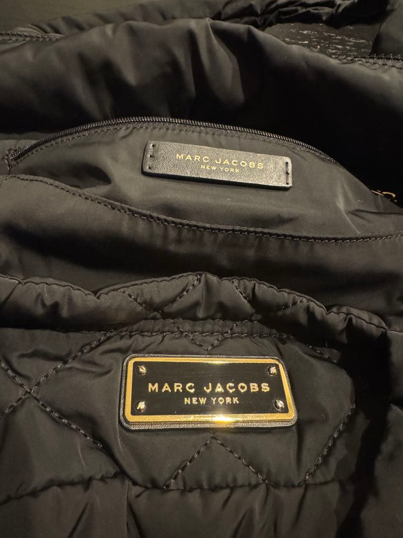 ★MARC JACOBS ブラック マザーズバッグ★