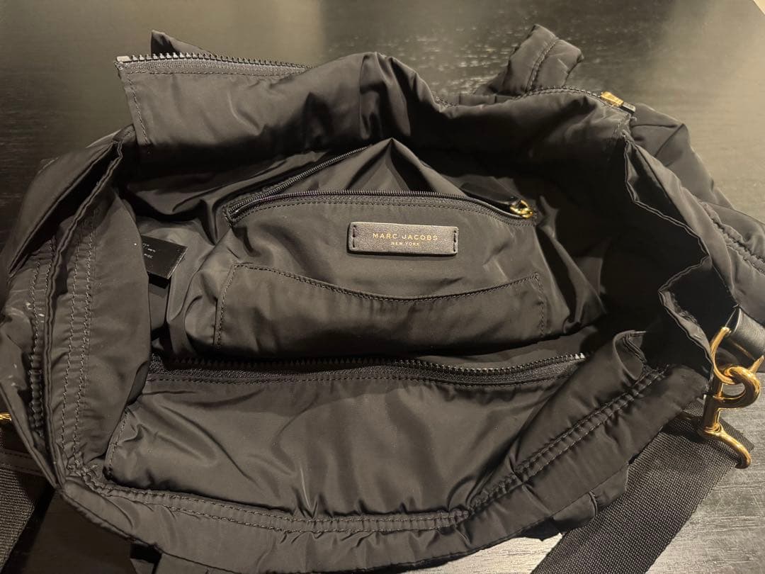★MARC JACOBS ブラック マザーズバッグ★