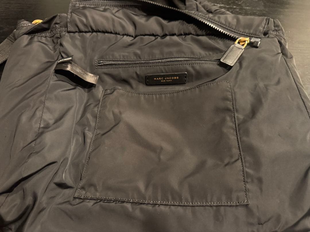 ★MARC JACOBS ブラック マザーズバッグ★
