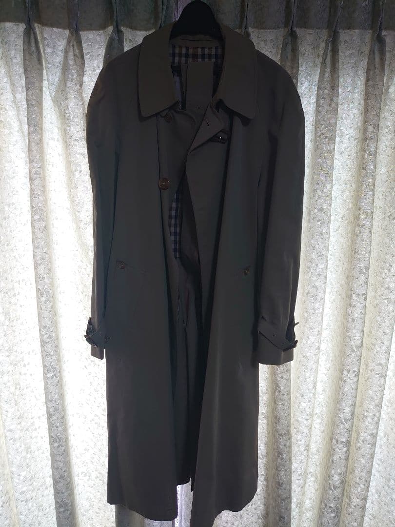 値下げ！美品☆ Aquascutum アクアスキュータム トレンチコート 英国製