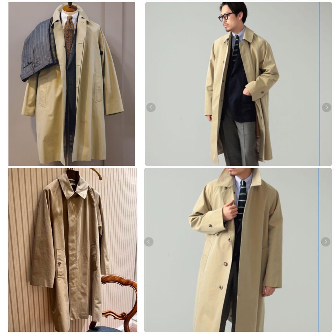 BEAMS F コットンギャバジン \"一枚袖 バルカラーコート 40/西口修平