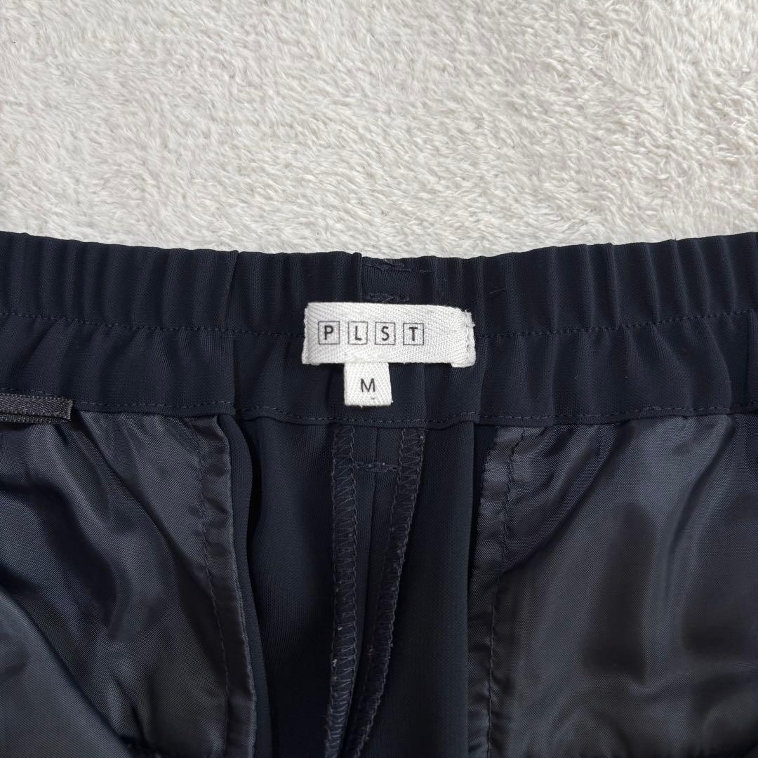 ✨️美品✨️ PLST プラステ スーツ ノーカラー パンツ ネイビー Mサイズ
