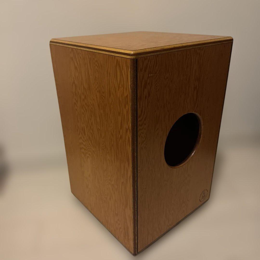 【美品・プロテクションラケットケース付】カホン　ハマサキ　濱崎商会