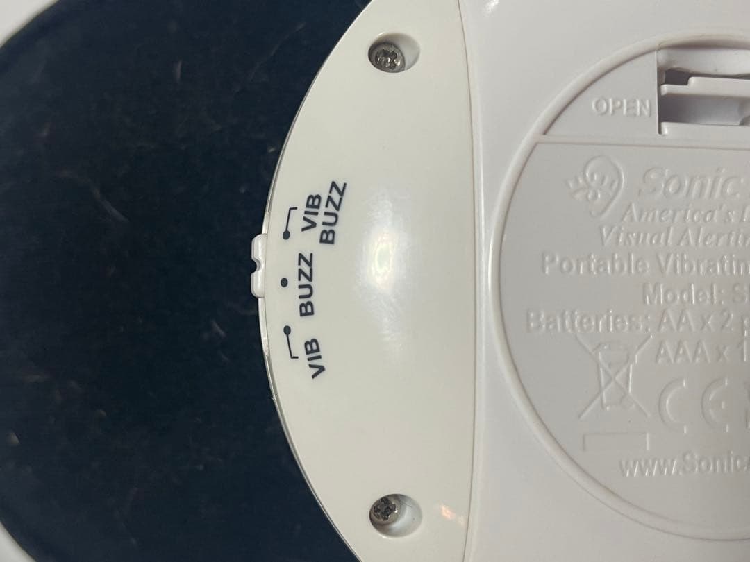 Sonic Alert 置時計 アラーム機能付き