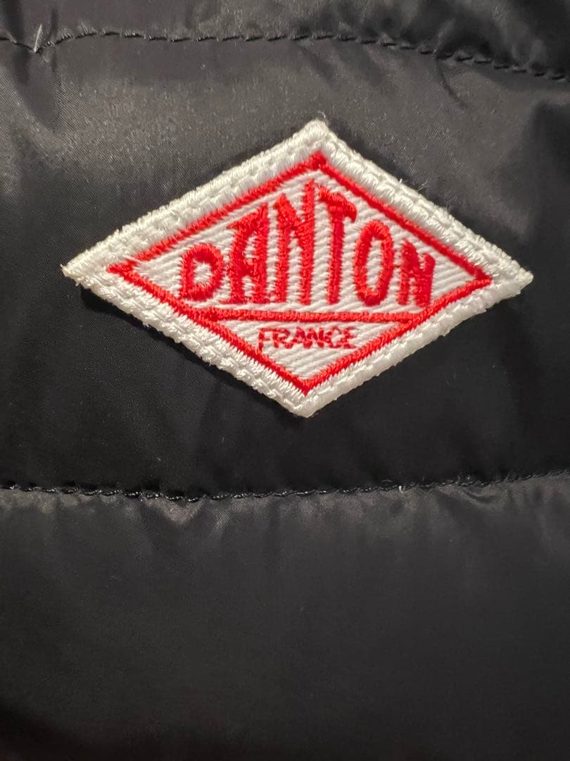 DANTON ダウンジャケット ブラック 34