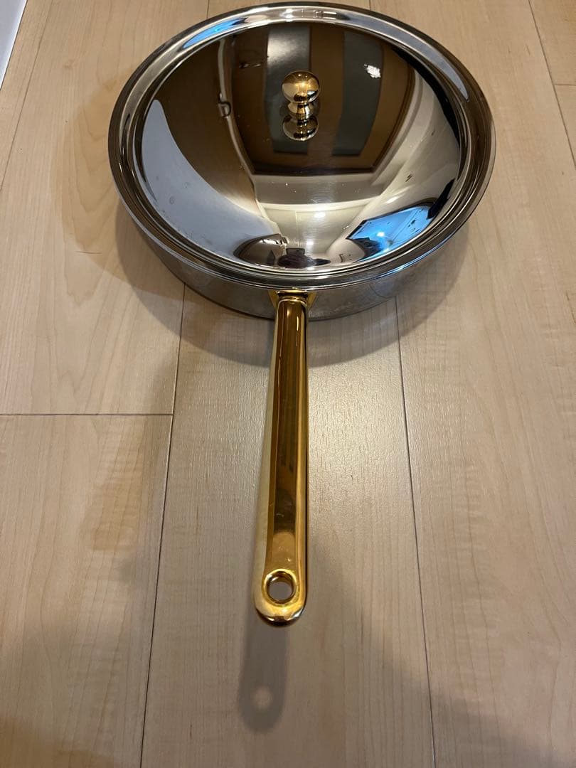 【希少/持ち手ゴールド】Spring スプリング　フライパン