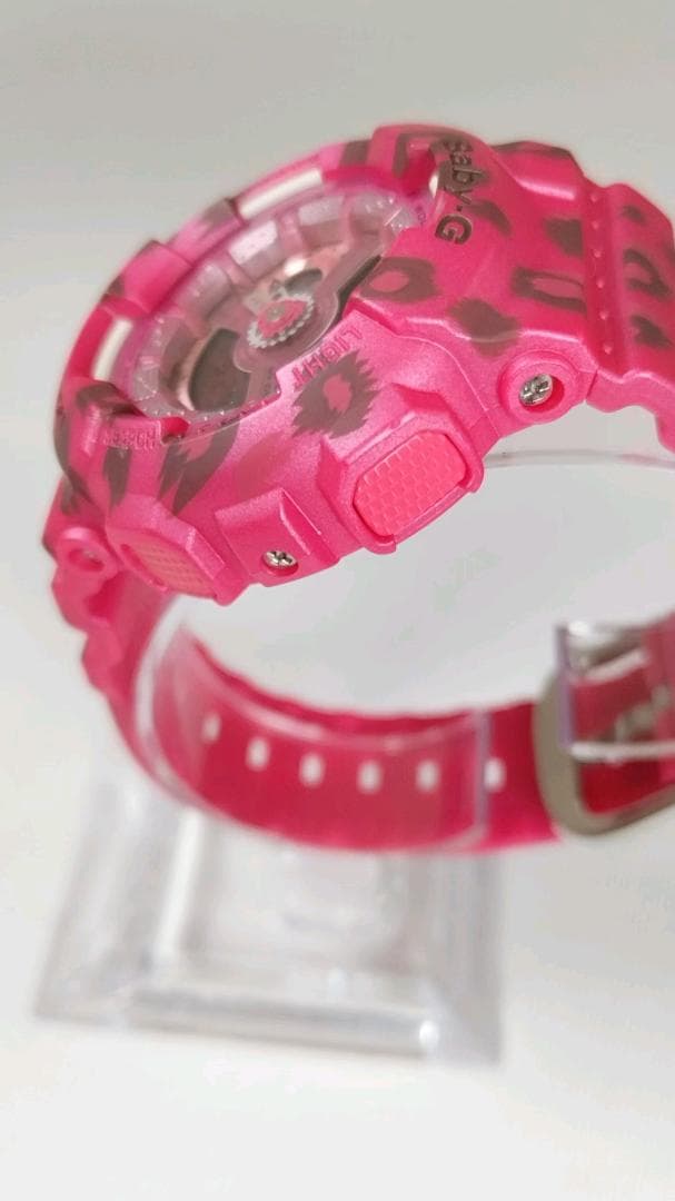 CASIO BABY-G BA‑110LP‑4AJF 腕時計 ピンク レオパード