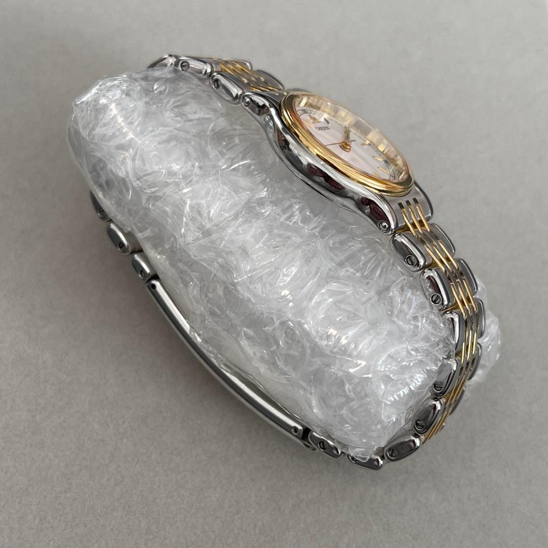 セイコー クレドール 18KT ベゼル 7371-0090 クォーツ レディース