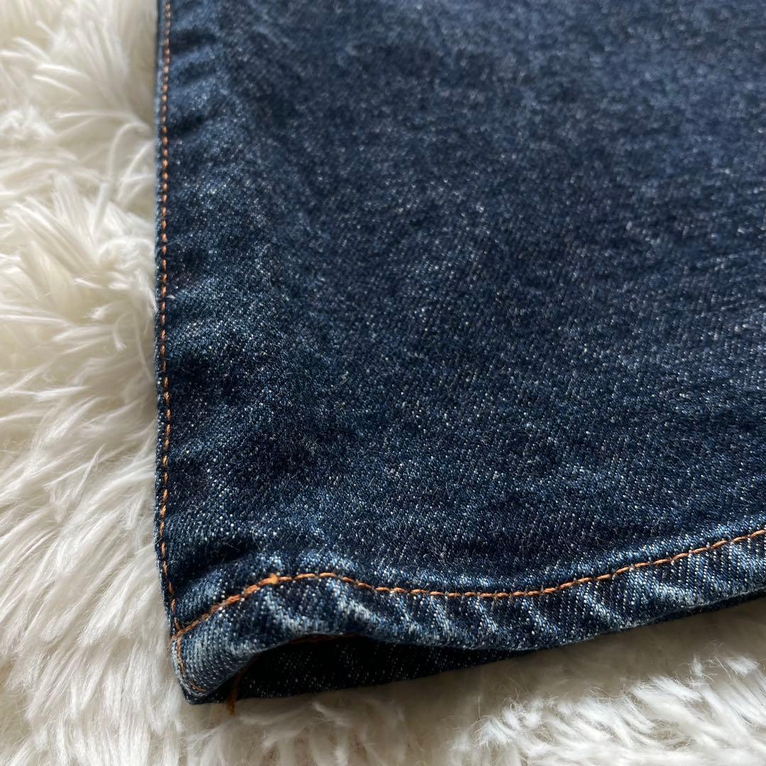 MOUSSY MVS FLARE one wash 革パッチ 25